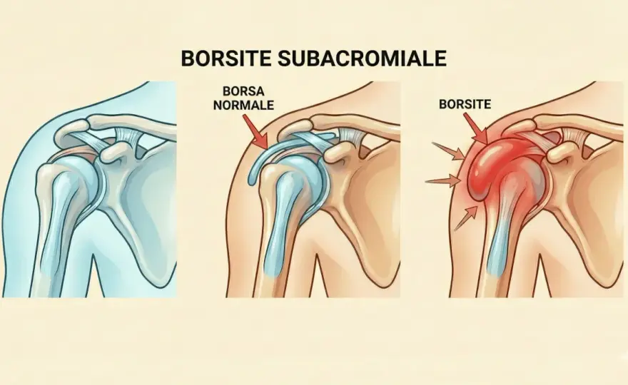 Borsite, sintomi e rimedi per tornare al movimento